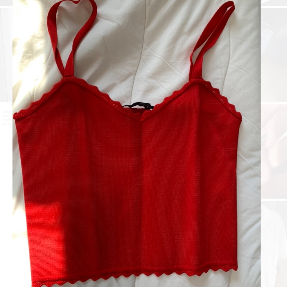 Cropped tank top